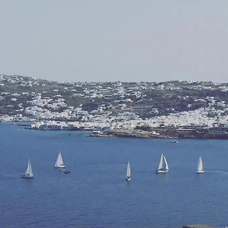 בית נופש Biancarosa With Amazing Views! Mykonos Town